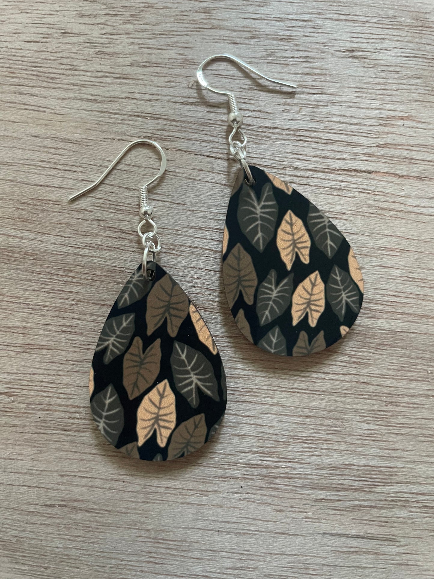 Black Drop Kalo Earrings