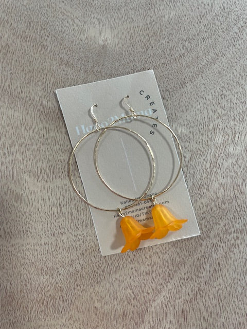 Gold filled Puakenikeni Hoop